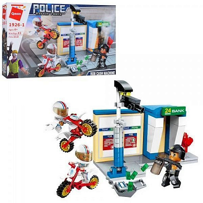 Конструктор Qman 1926-1 будівля мотоцикли фігурки в асортименті ODT100416