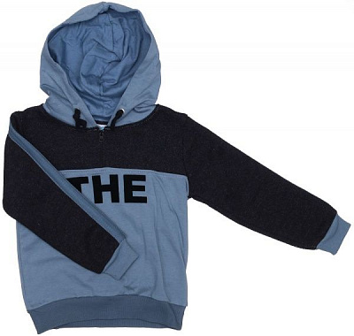 Свитшот ALG р.122 серо-голубой 29554 