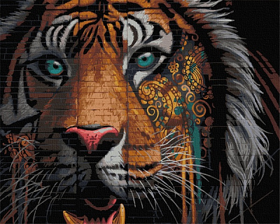 Картина по номерам Несокрушимый взгляд 11623-AC 40х50 см ArtCraft 