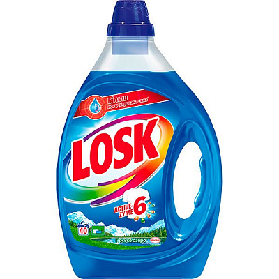 Гель для машинного та ручного прання Losk Гірське озеро 2 л