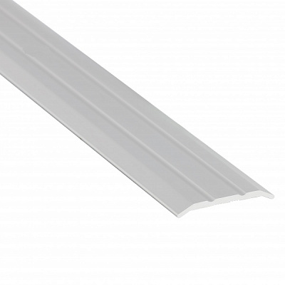 Порожек алюминиевый лестничный Braz Line рифленый самоклеящийся 25x900 мм серебро 