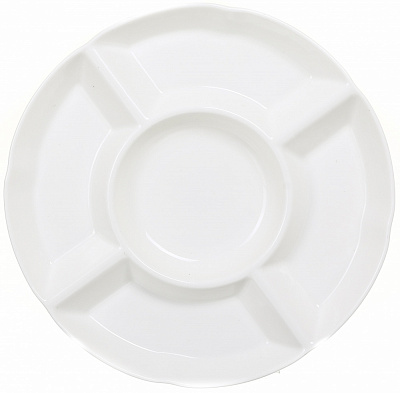 Менажница Wilmax White 25,5см круглая WL-992019 / A