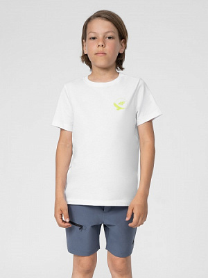 Футболка 4F 4FJSS23TTSHM321-10S р.134 білий