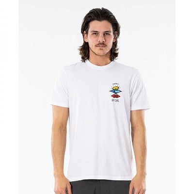 Футболка Rip Curl Search Essential Tee CTESV9-1000 р. M белый