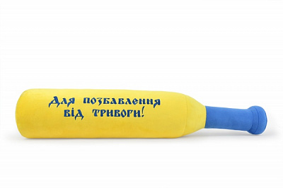 Подушка декоративная бита патриотическая FWPPATRIOBAT23YB0 100 см желто-голубой WP Merchandise 