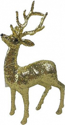 Декорация новогодняя олень 14х28 см цвет в ассортименте RS1D2536-2
