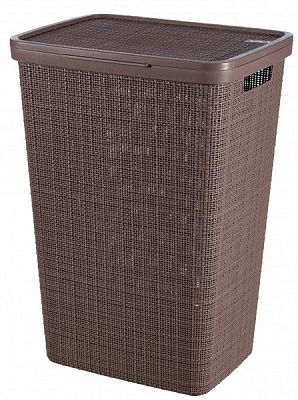 Кошик для білизни Curver Jute 58 л фіолетовий