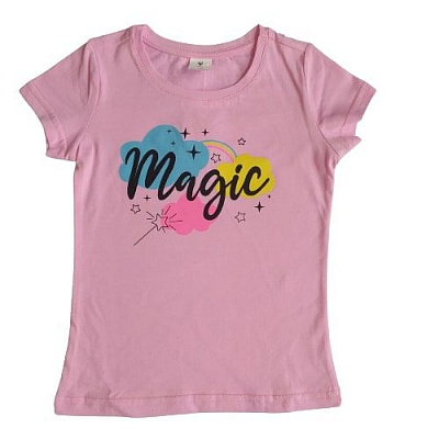 Футболка для дівчинки Роза 200243 р.110 світло-рожевий