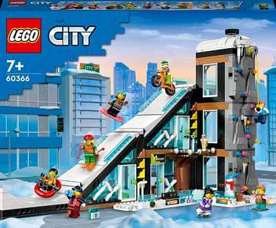 Конструктор LEGO City Гірськолижний і скелелазний центр 60366