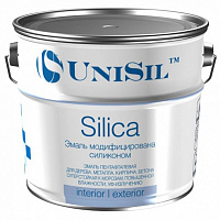 Емаль UniSil пентафталева Silica RAL 7024 графіт глянець 0,9кг