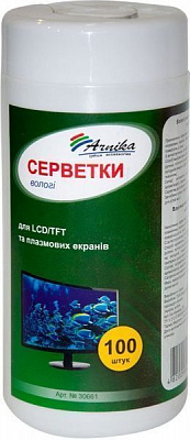 Салфетки Arnika для LCD/TFT и плазменных мониторов 100шт (30661) 