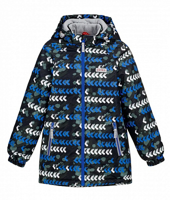 Куртка детская для мальчиков JOIKS р.128 темно-синий B-15 