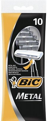 Станки одноразовые BIC Metal 10 шт.