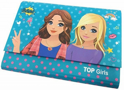 Папка-портфель Тop Girls на 6 отделений