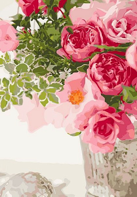 Картина по номерам Мой любимый букет Идейка 