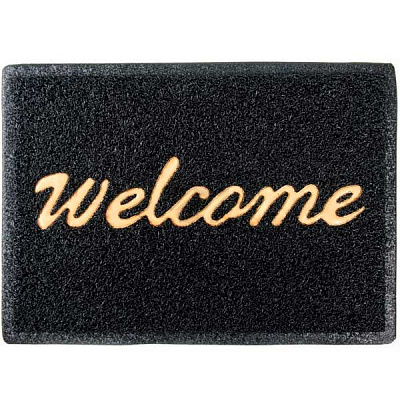 Коврик из ПВХ Велком 2106 черный 45х75 см