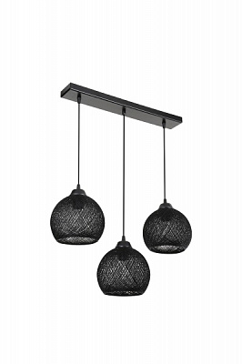 Підвіс Luna Yumak Line 3x60 Вт Е27 чорний MDL.4749