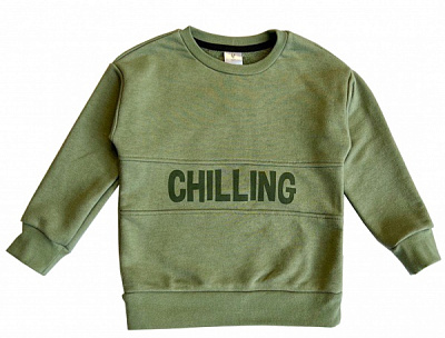 Реглан для мальчика Роза р.104 хаки 221108 