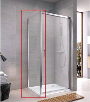 Бічна стінка Koller Pool S90C 900x1900 мм прозора 111935