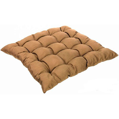 Подушка декоративная стеганая Classic 37x37 см золотистый Bella Vita 