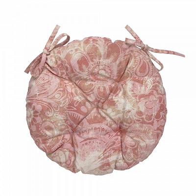 Подушка на стілець Paris Вензель теракот D40 La Nuit