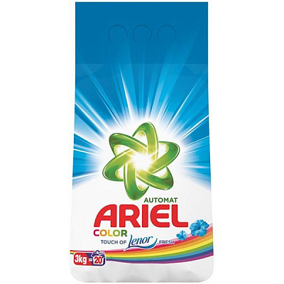 Стиральный порошок Ariel Lenor Color Воздушная свежесть 3 кг