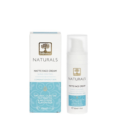 Крем день-ночь Bioselect матирующий для жирной и комбинированной кожи 30 мл