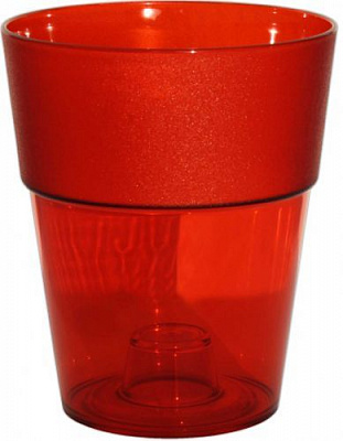 Кашпо для орхидей Оранжерея «Коло» круглый 1,5л красный 