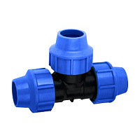 Трійник SantehPlast d20 обтискний