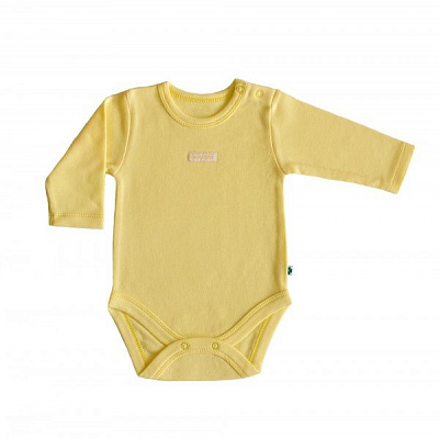 Боди детское Lucky tots р.68 желтый 1608 
