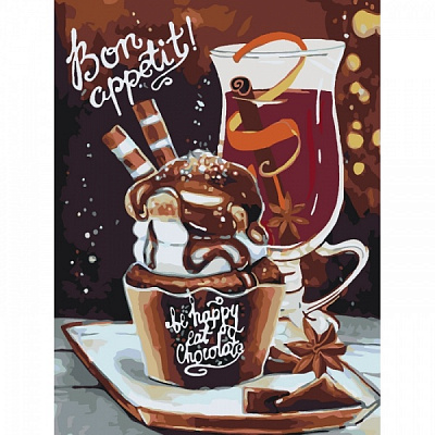 Картина по номерам Bon appetit Идейка 