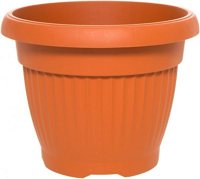 Горщик пластиковий Prosperplast Теrra Nova 40 см 11249 круглий теракот (11249)