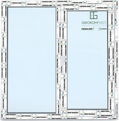 Вікно поворотно-відкидне VIKNALAND В 58 1400x1410 мм праве