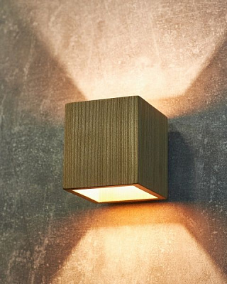 Бра Iterna Brygge светлый ясень 1xG9 натуральное дерево 