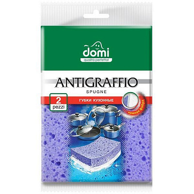 Губки кухонные Domi Деликат 2 шт