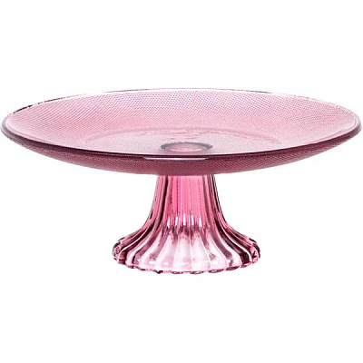 Блюдо на ніжці Fecund Calico Purple 24 см