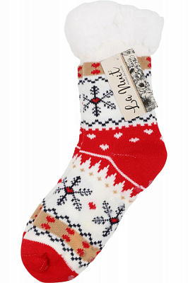 Носки женские La Nuit Home Ньюли р.one size красный