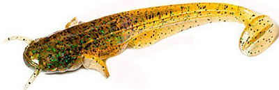 Віброхвіст FishUp Catfish 3 75 мм 8 шт. #036 caramel/green & black