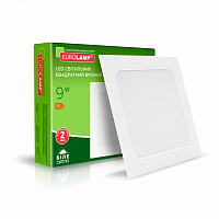Светильник встраиваемый (Downlight) Eurolamp 4000 К белый LED-DLS-9/4(new)