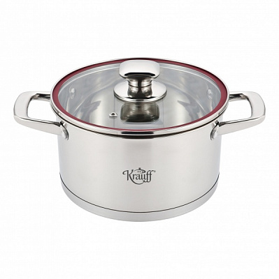 Каструля з кришкою 2,7 л 18 см Luxurios 26-238-039 Krauff