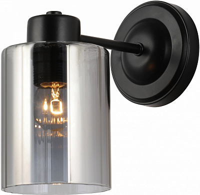 Светильник настенный Sensio Lilit 1x40 Вт E27 черный ALG-07338/1W