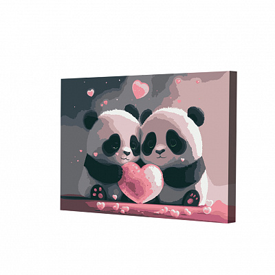 Набір для розпису за номерами Riviera Blanca Ніжна любов 40x28 см RB-1037