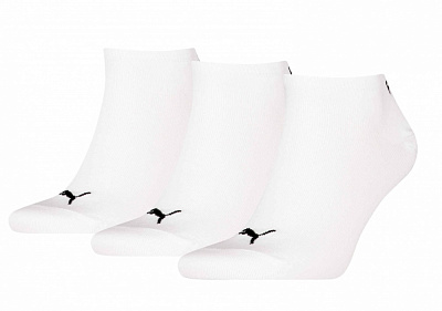 Носки Puma UNISEX SNEAKER PLAIN 3P 93862413 р.39-42 белый 3 шт.