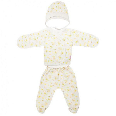 Комплект для дівчаток Габбі Лелека-1 білий р.62