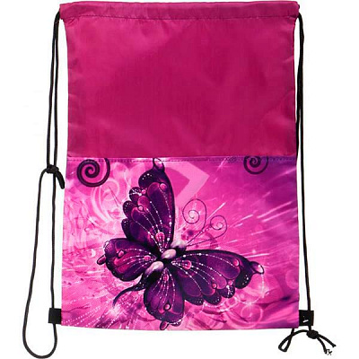 Сумка для взуття Метелик фіолетова