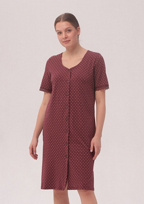 Халат женский Roksana UNONA р. 44 бордовый 1386/16742