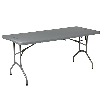 Стол пластиковый со складными ножками Forester 152x74 см