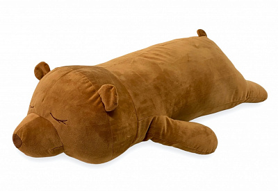 Мягкая игрушка Stip Медведь сплюшка 80 см коричневый