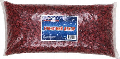 Камінці декоративні NovoGran гранітна крихта червона 10 кг
