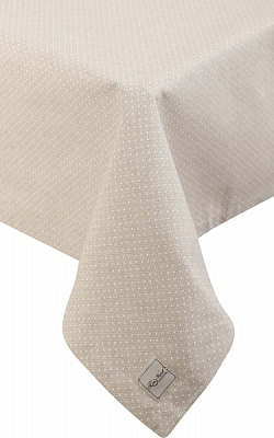 Скатертина Шале горошок 110x133 см бежевий La Nuit